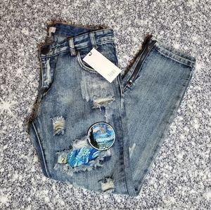 Custom Starry Night Jeans